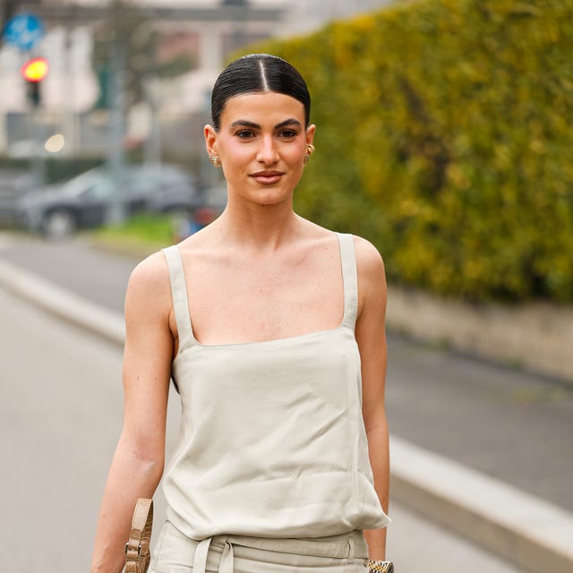 Sophisticated Square Neck Tank with Straight Leg Jeans and Heeled Sandals — Tank Top Outfits 2027