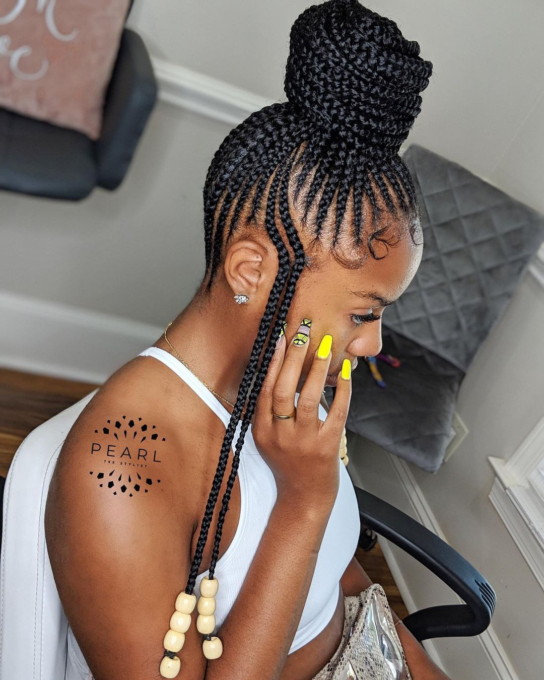 Swirling Cornrow Pattern On Scalp Swirling Cornrow Pattern On Scalp — Cornrow Braided Hairstyles 2027