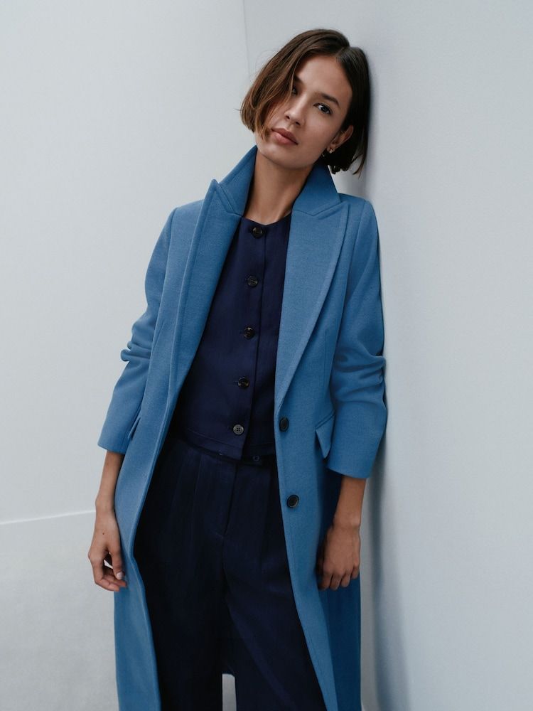 Navy Blue Flats Outfit Idea Navy Blue Flats Outfit Idea — Navy Blue Pleated Pants Outfits 2027