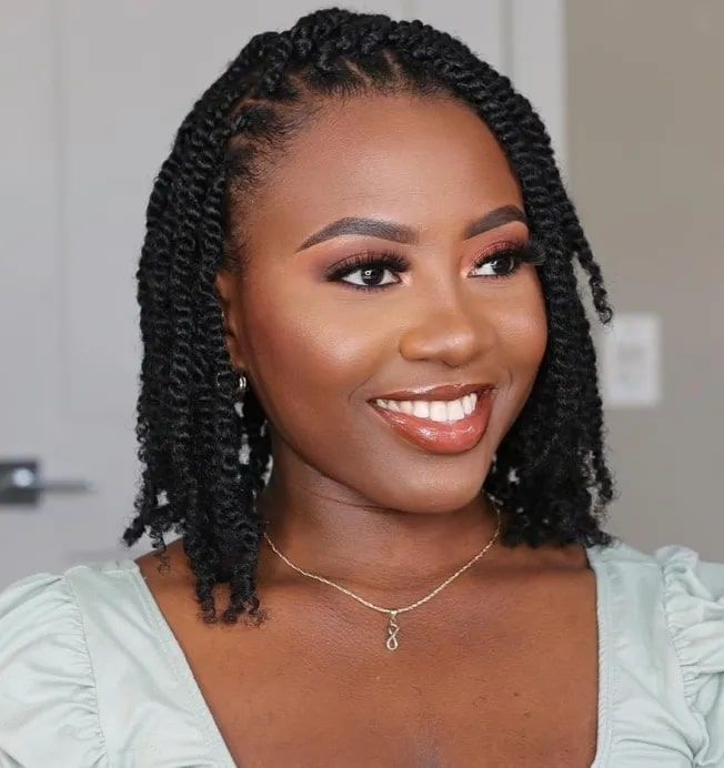 A Guide to Kinky Twist Braids and 15 Easy Twist Hairstyles With Afro Kinky Human Hair - HotBraids