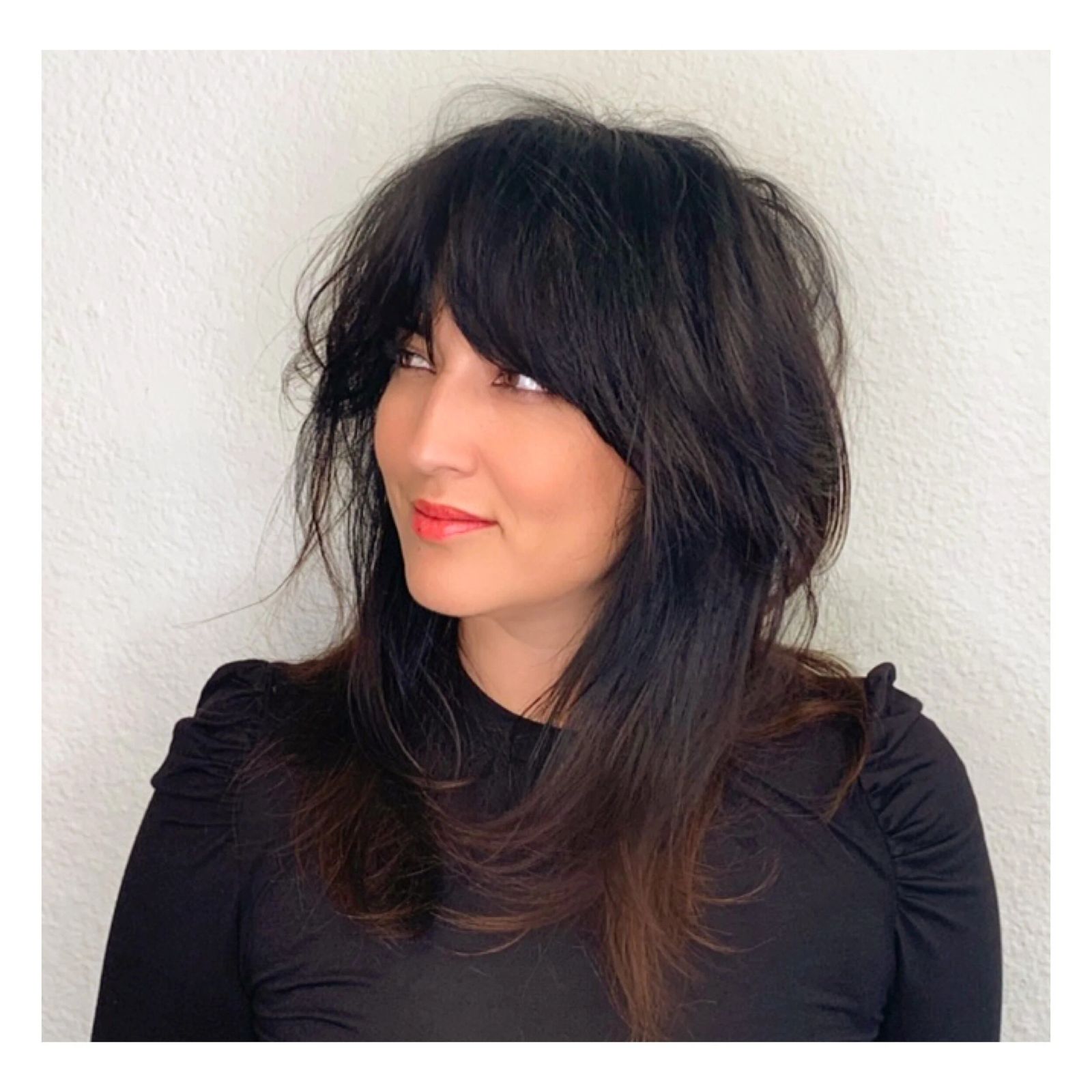 Textured Mid-Back Shag With Face-Framing Bangs — Evolved Shag 2027