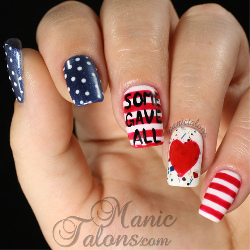 Short Square Red Blue Nude Stars Stripes Short Square Red Blue Nude Stars Stripes — Memorial Day Nails 2027