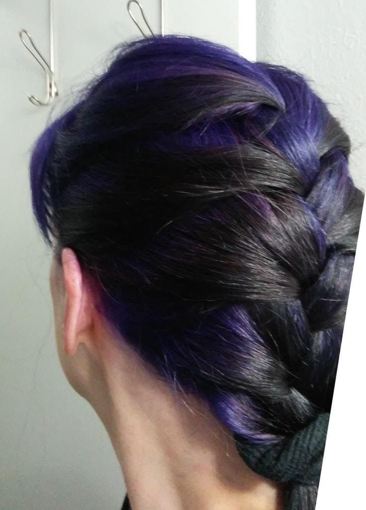 Black With Deep Purple Undertones Visual Idea Black With Deep Purple Undertones Visual Idea — Goth Hair Color 2027