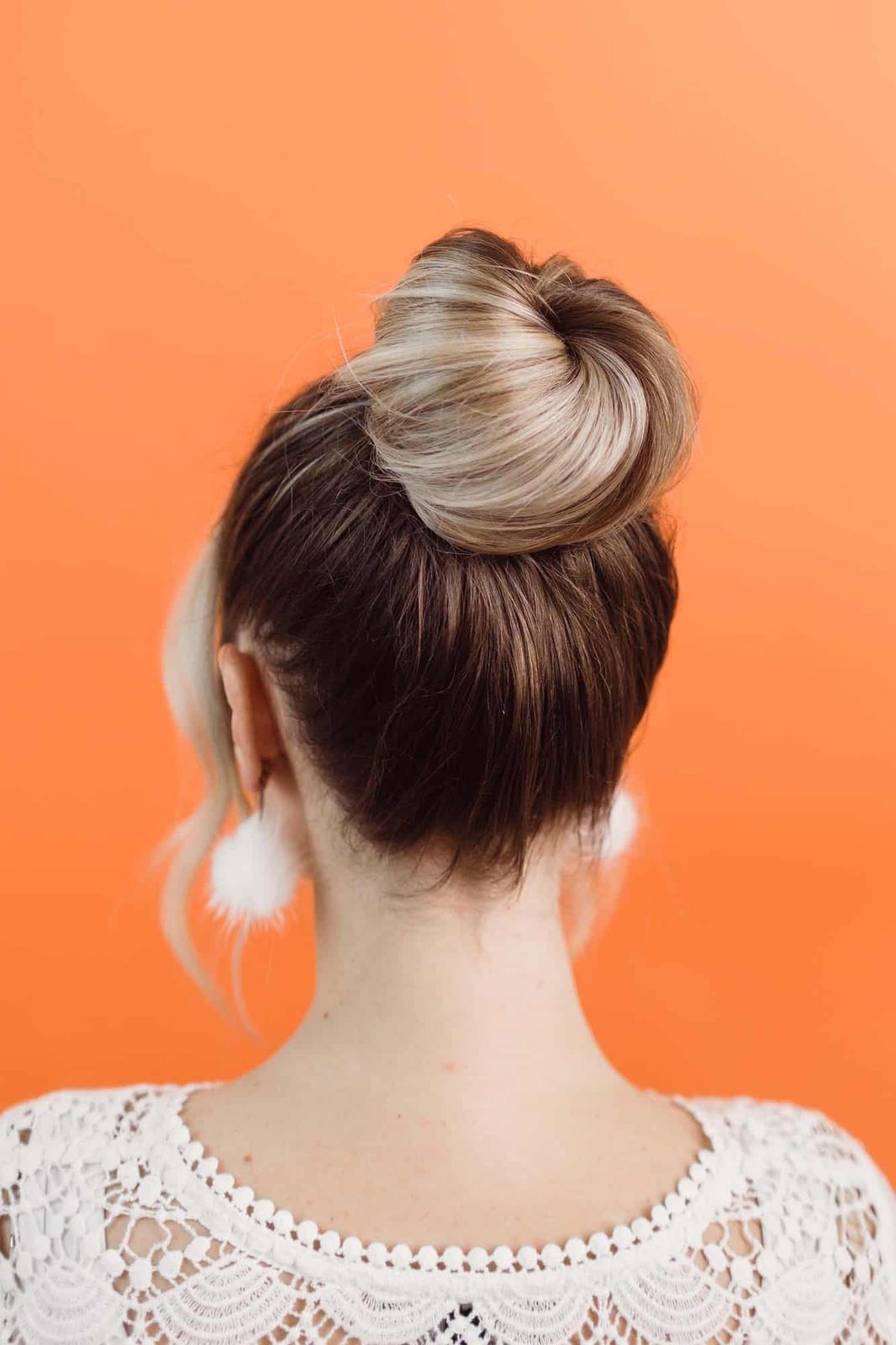 Sleek Twisted Bun With Highlights Sleek Twisted Bun With Highlights — Sock Bun 2027