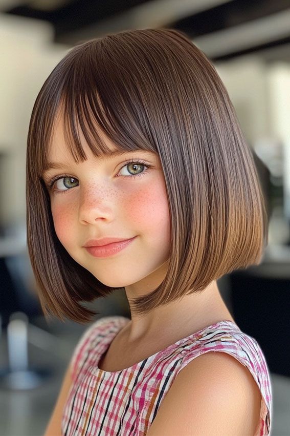 Wispy Bangs Visual Idea — Bob 2027 for Little Girls