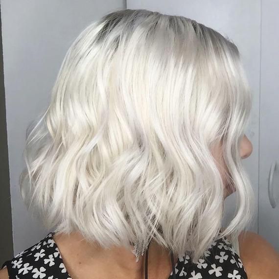 Wavy Bob Visual Idea Wavy Bob Visual Idea — Icy Blonde 2027