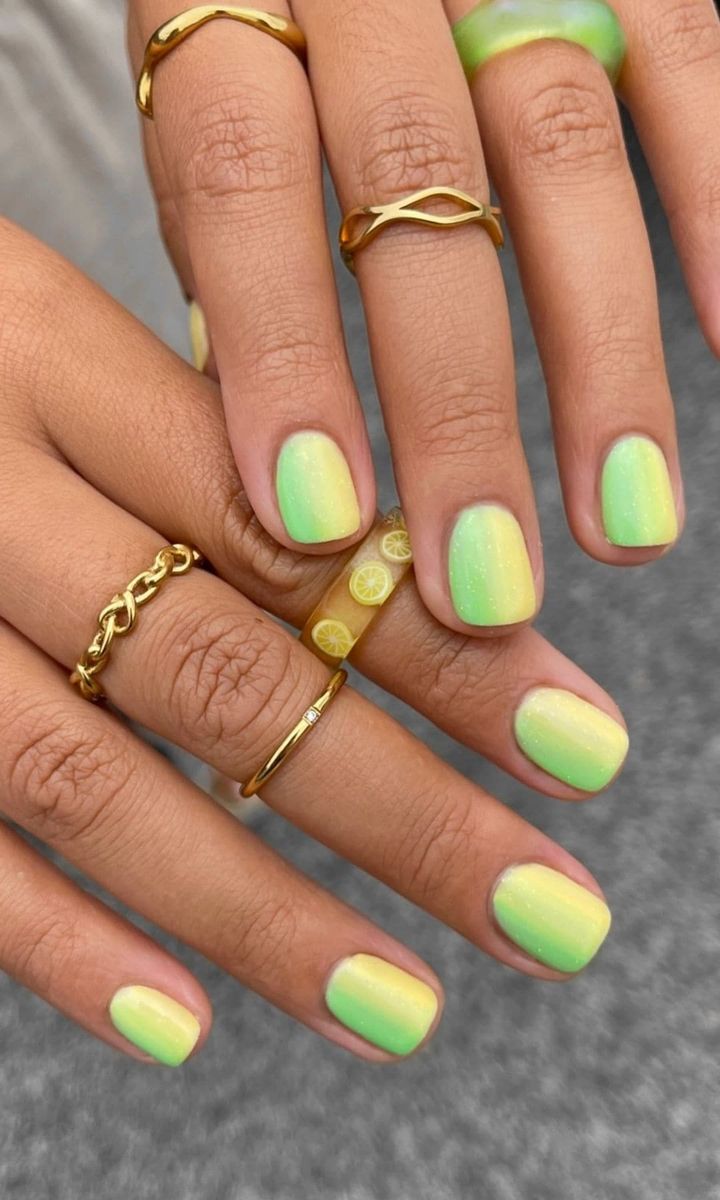 Glossy Visual Idea — Yellow Nails 2027