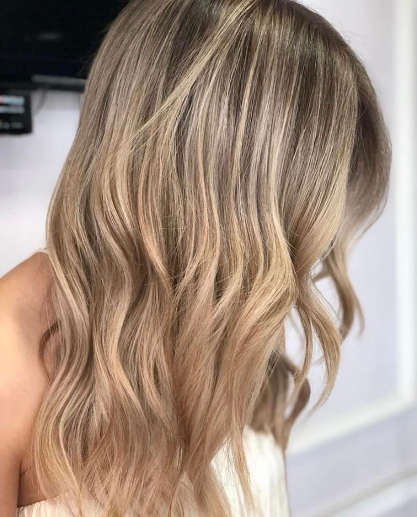 Mid-Back Visual Idea Mid-Back Visual Idea — Blonde Hair 2027 with Dark Roots