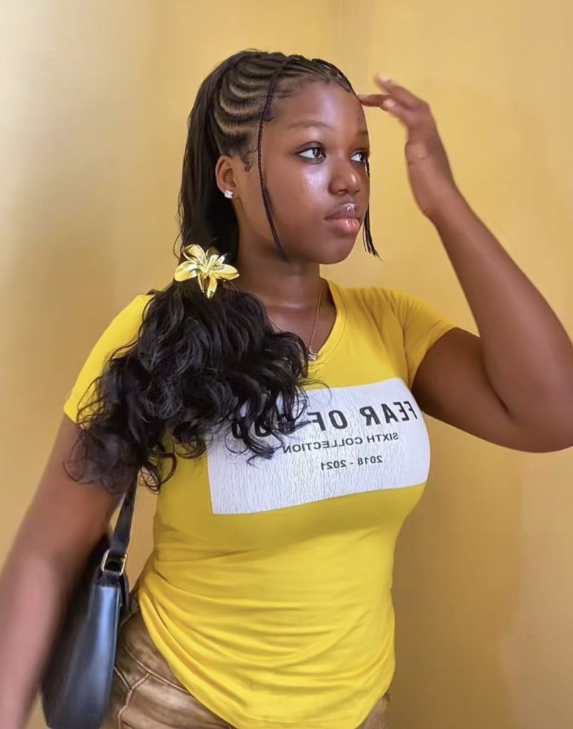 Shoulder Length Visual Idea Shoulder Length Visual Idea — Cornrows 2027 with Curls