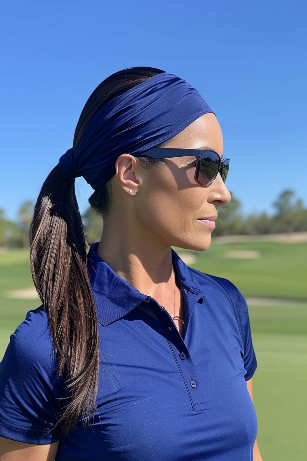 Dark Brown With Subtle Highlights Visual Idea — Golf Hairstyles 2027