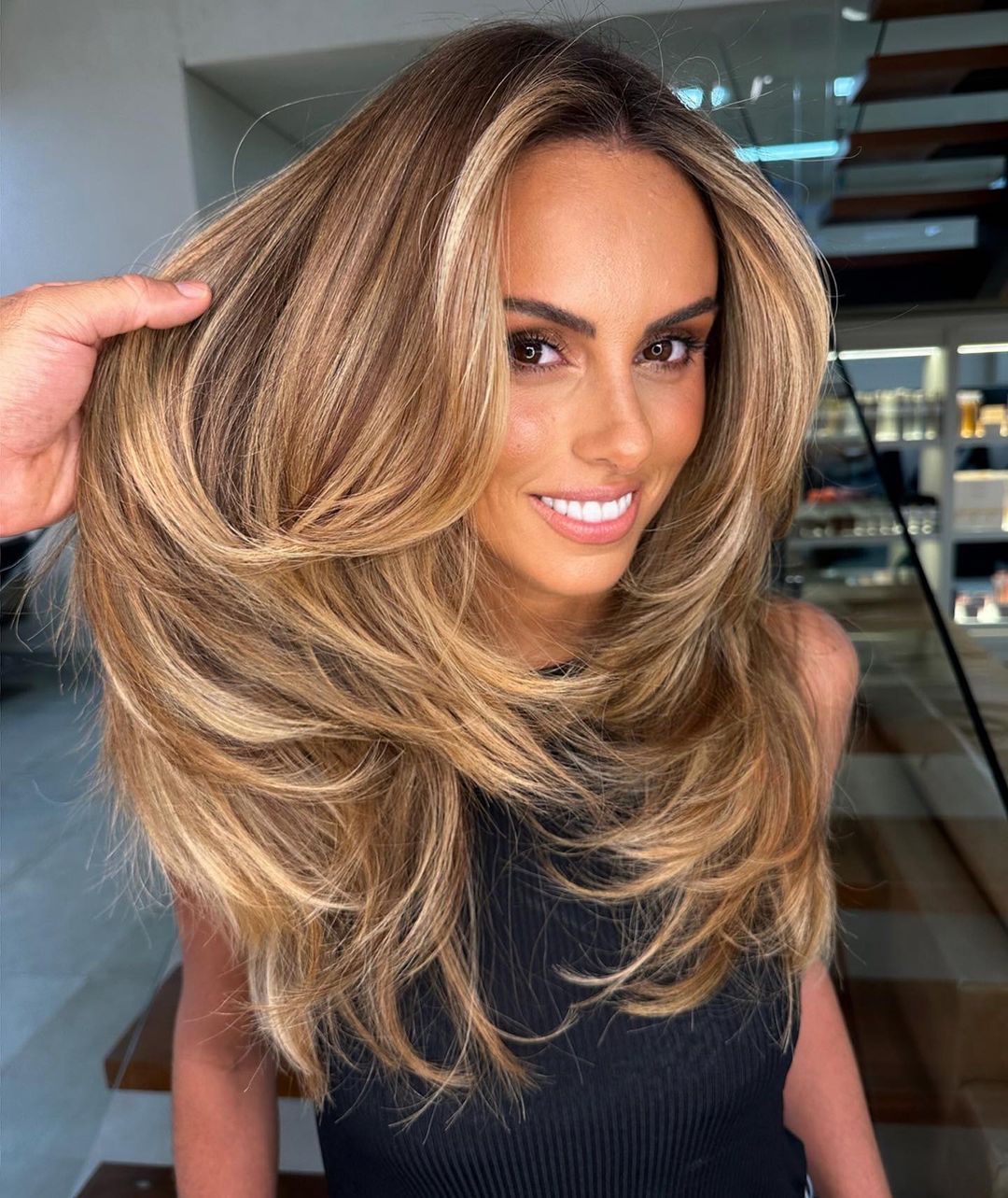 Golden Blonde With Lighter Balayage — Caramel Blonde Hair 2027