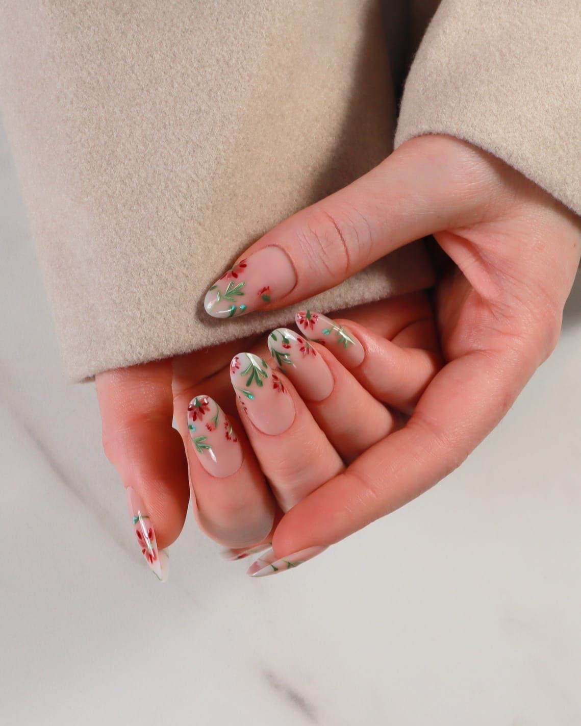 Visual Idea Visual Idea — Long Floral Nails 2027