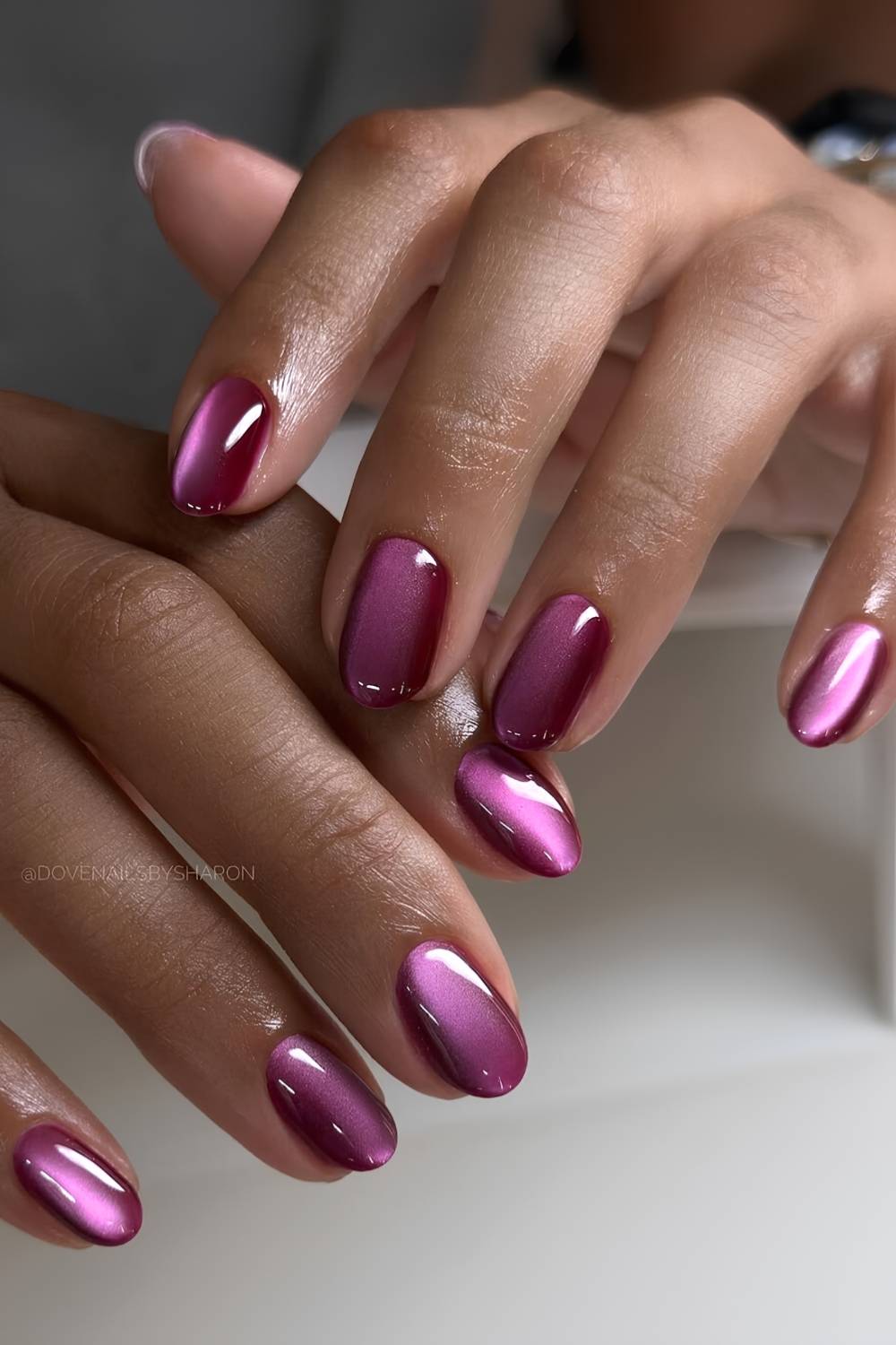 Vibrant Magenta Pink Purple Cat Eye Vibrant Magenta Pink Purple Cat Eye — Cat Eye Nails 2027