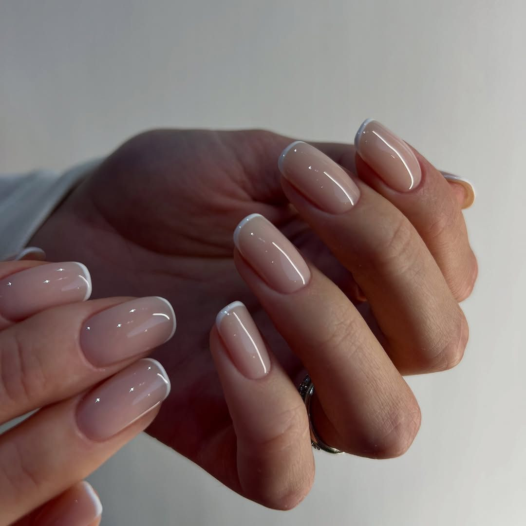 Classic White French Manicure Almond Classic White French Manicure Almond — French Tip Nails 2027 for Short Nail Beds