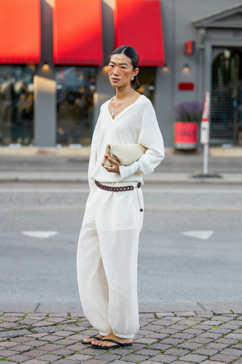 Monochromatic White Linen-Like Outfit for Spring — Spring Outfits 2027 for Work