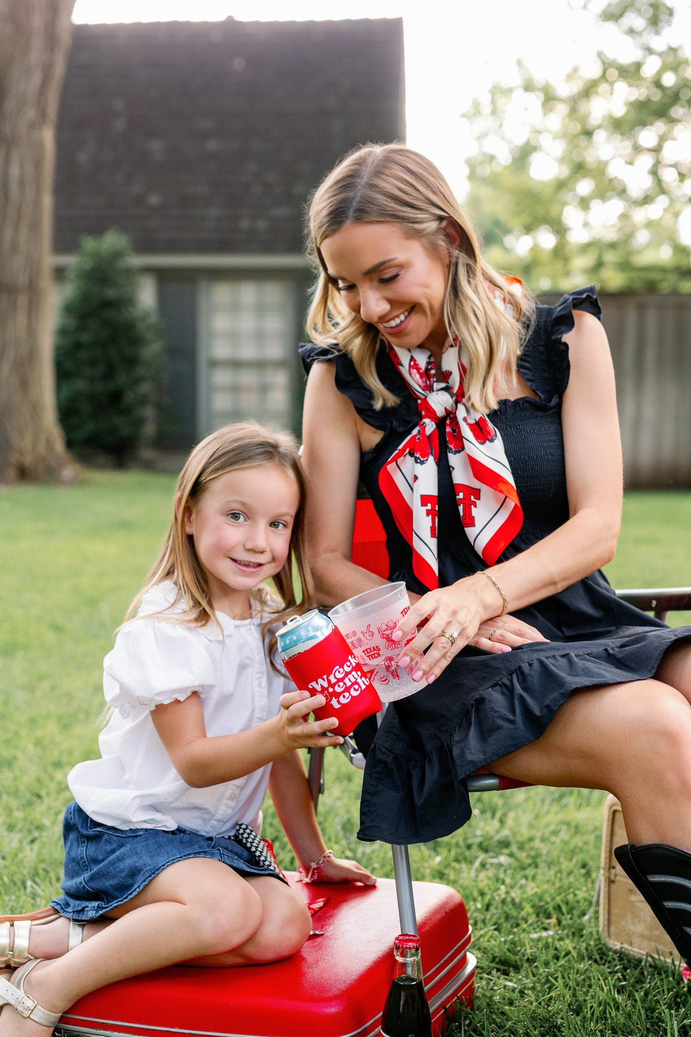 Sophisticated Game Day: A-Line Dress and Cowboy Boots — Game Day Outfits 2026
