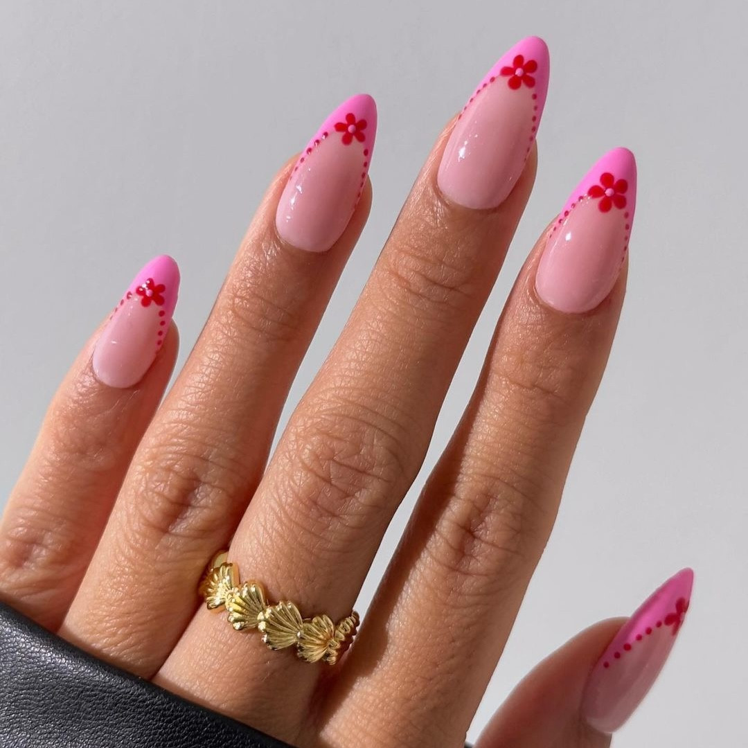 Visual Idea Visual Idea — Long Almond Pink Nails Ideas 2027
