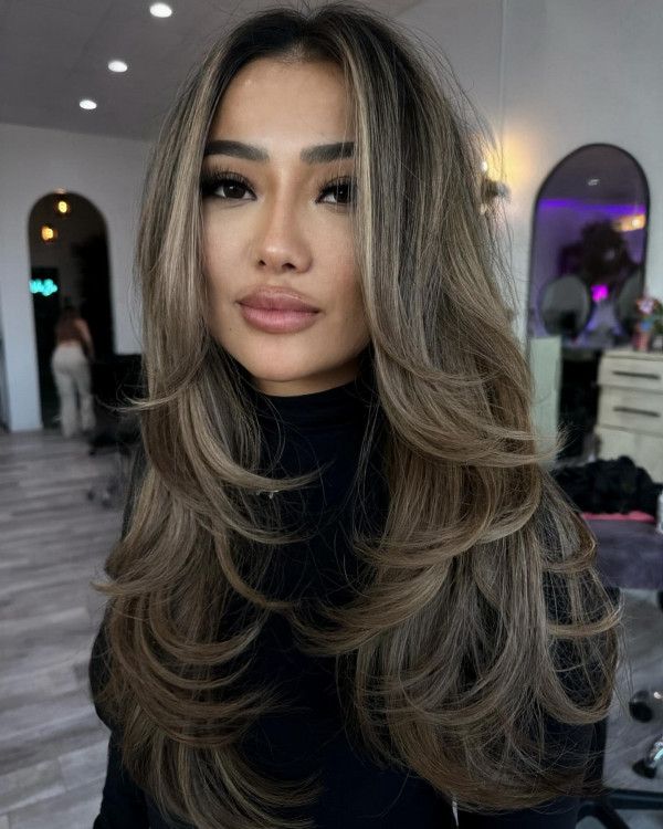Long Layered Visual Idea — Subtle Butterfly Cut 2027