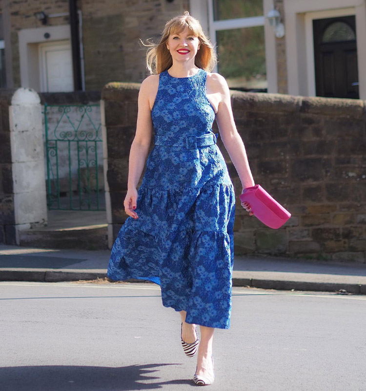 Floral Midi Dress with Patterned Heels: Feminine Flair for a Spring Date Floral Midi Dress with Patterned Heels: Feminine Flair for a Spring Date — Spring First Date Outfits 2027