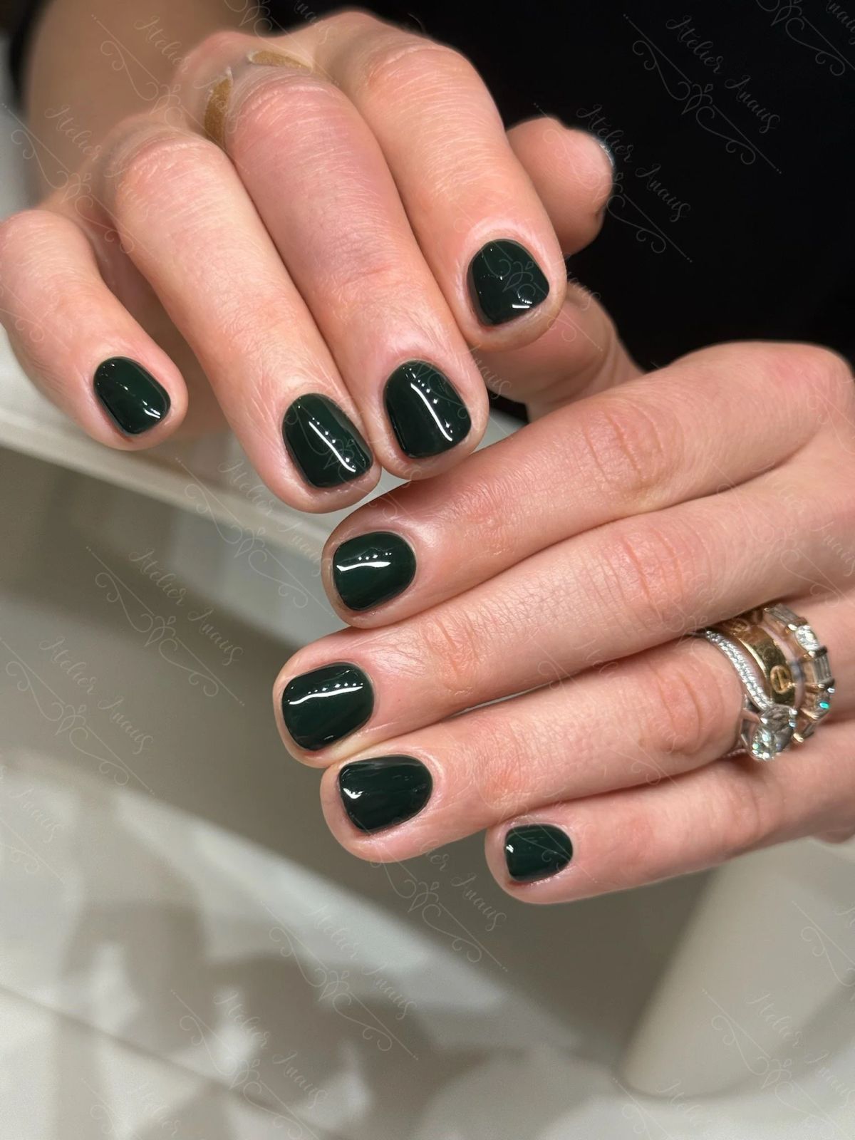 Neutral Visual Idea Neutral Visual Idea — Forest Green Nails 2027