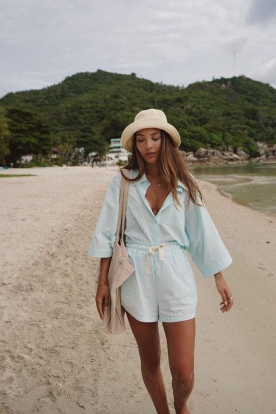 Oversized Linen-Set for Beach Day Comfort Oversized Linen-Set for Beach Day Comfort — Thailand Outfits 2027