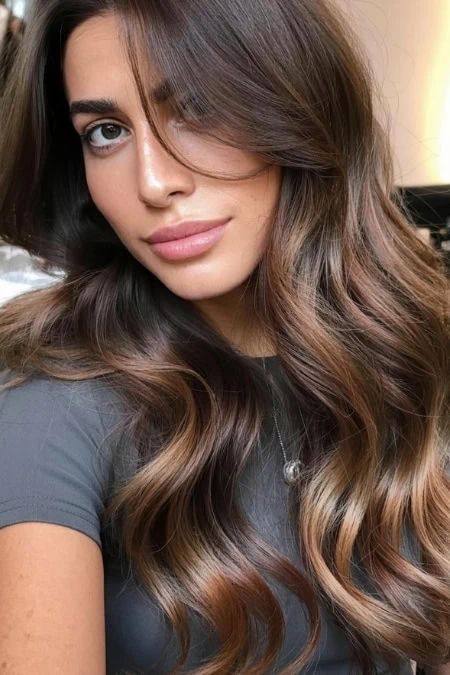 Curtain Bangs Visual Idea Curtain Bangs Visual Idea — Rich Brunette 2027