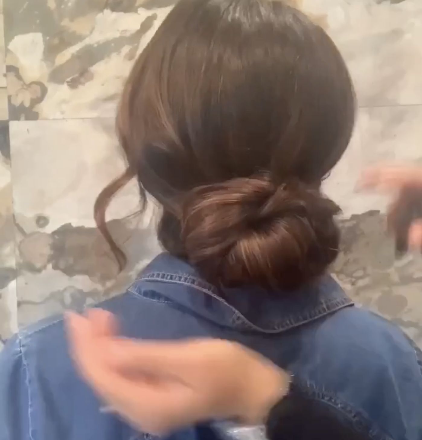 Wavy Medium Density Visual Idea Wavy Medium Density Visual Idea — Messy Low Bun 2027