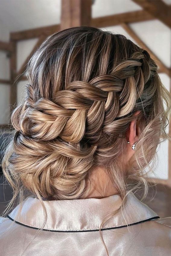 Visual Idea — Styled Into A Textured Updo Visual Idea — Styled Into A Textured Updo — Boho Braided Wedding Hair 2027