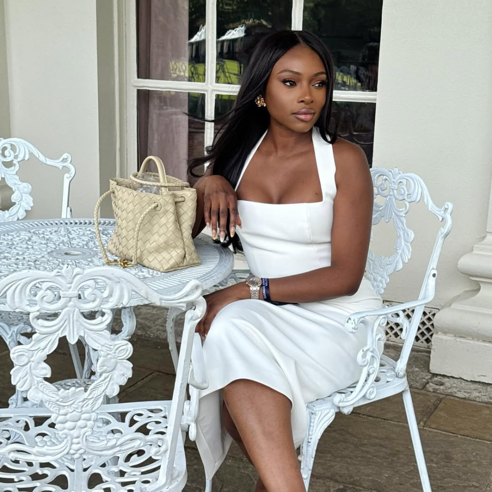 Champagne Satin Wrap Top with Denim Jeans and Heels — Sip and See Outfits 2027