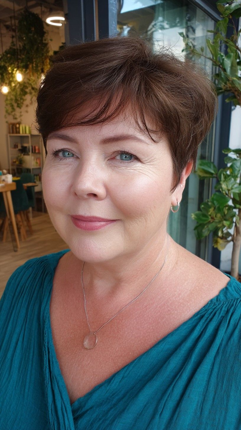 Medium Brown Visual Idea Medium Brown Visual Idea — Winter Haircuts 2027 for Round Faces