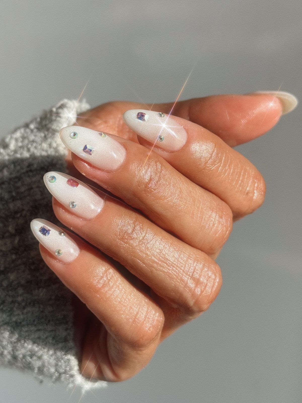 Glossy With Subtle Glitter Visual Idea Glossy With Subtle Glitter Visual Idea — Milky Nails 2027