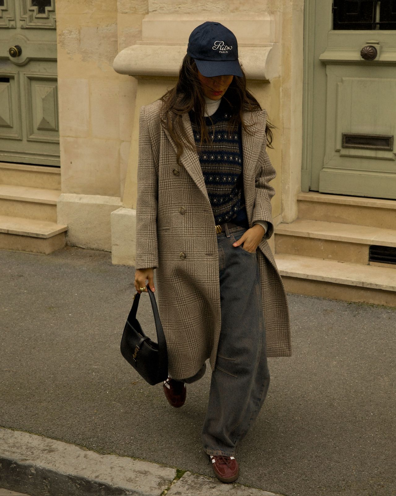 Plaid Coat Meets Cozy Knits: Casual Winter Layers — Layered Winter Outfits 2027