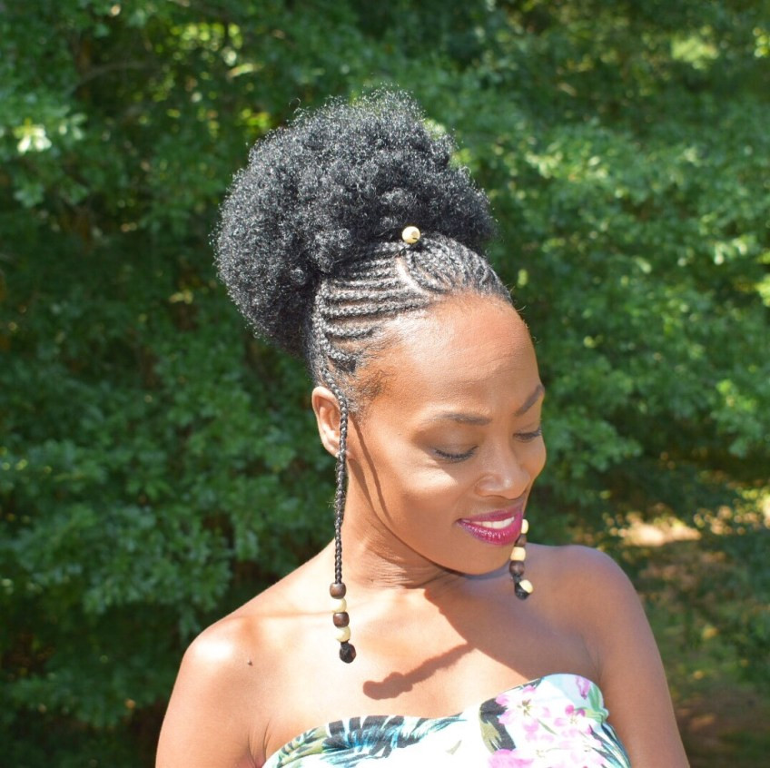 Braid And Puff Visual Idea Braid And Puff Visual Idea — Puff Hairstyles Natural Hair 2027