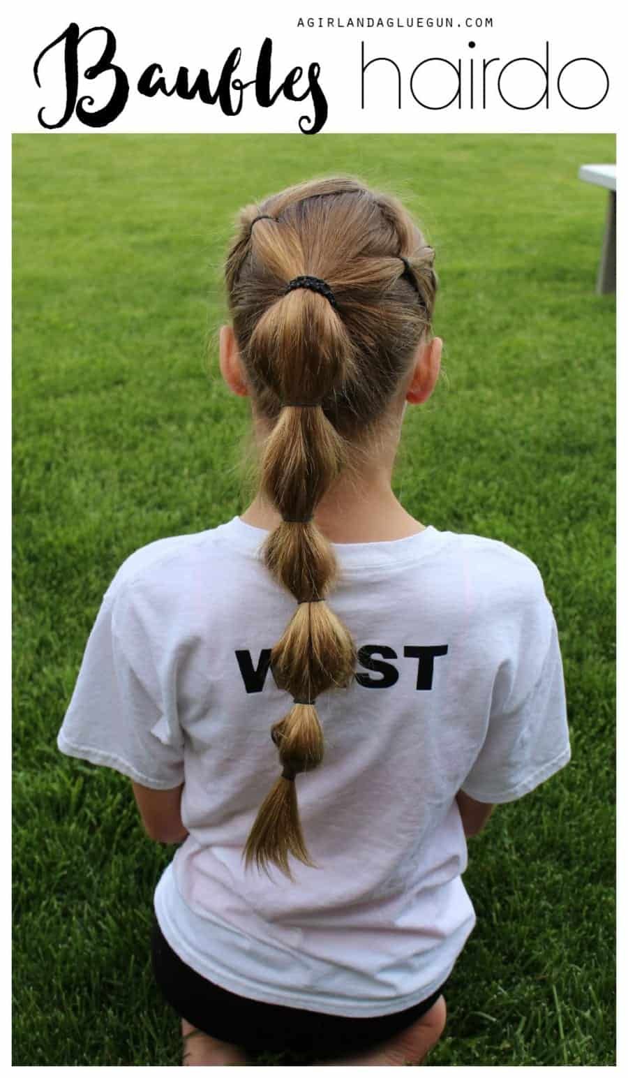 Bubble Ponytail Visual Idea — Haircuts 2027 for Cheer Girls