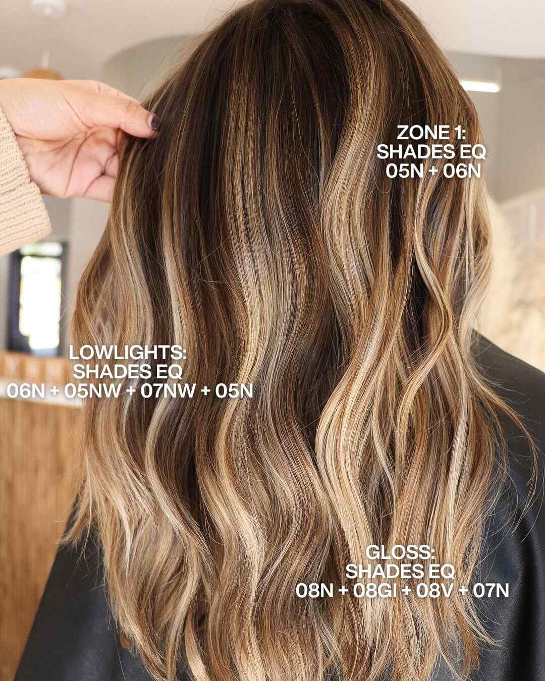 Dark Brown Collarbone with Caramel and Golden Lowlights — Lowlights 2027
