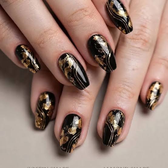 Glossy Visual Idea Glossy Visual Idea — New Years Eve Nails 2027