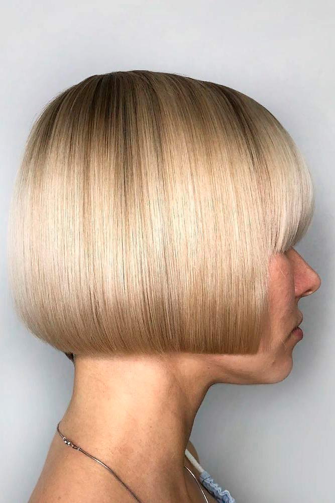 Geometric Blunt Chin Bob Geometric Blunt Chin Bob — Bob 2027 for Women Over 50