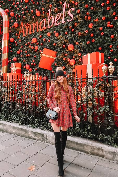 Red Plaid Fit-and-Flare Mini Dress for Festive Holiday Events Red Plaid Fit-and-Flare Mini Dress for Festive Holiday Events — Holiday Outfits 2026
