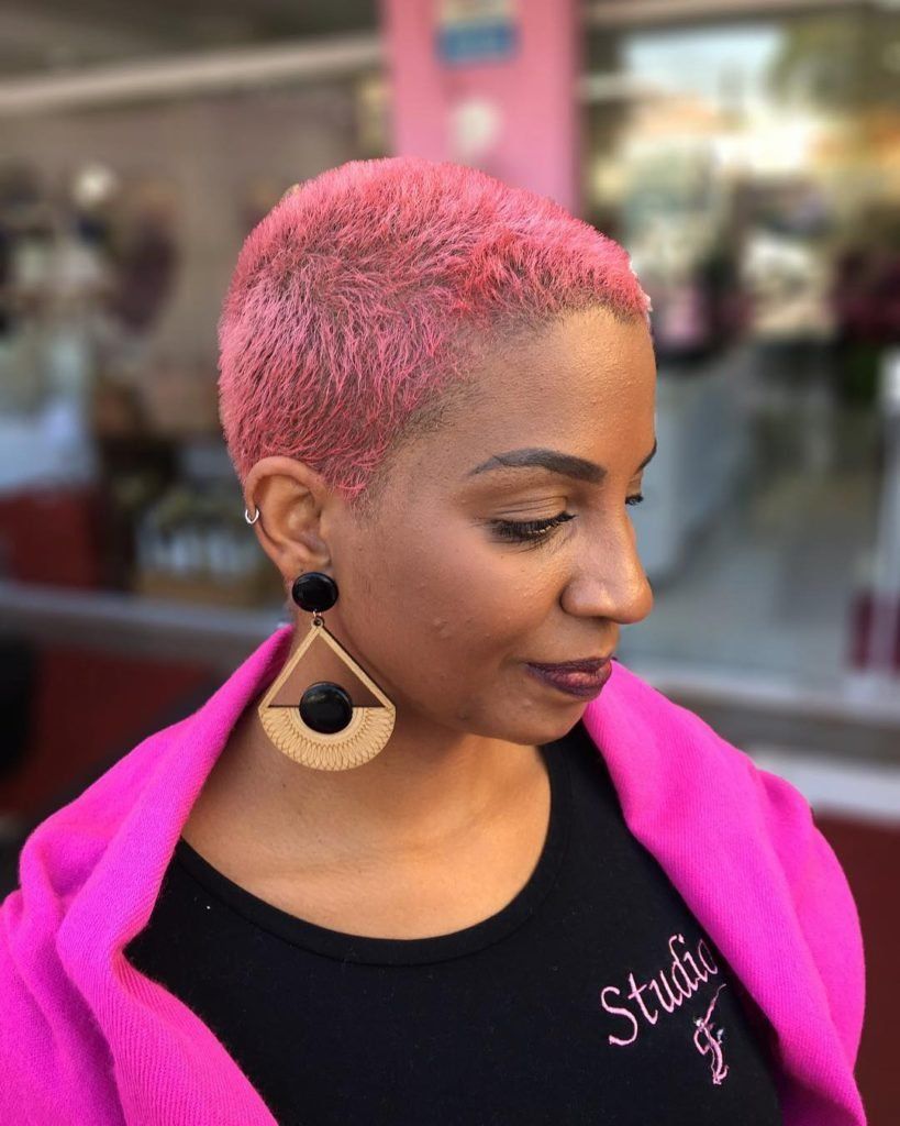 Bright Pink Visual Idea — Buzz Cut for Women 2027