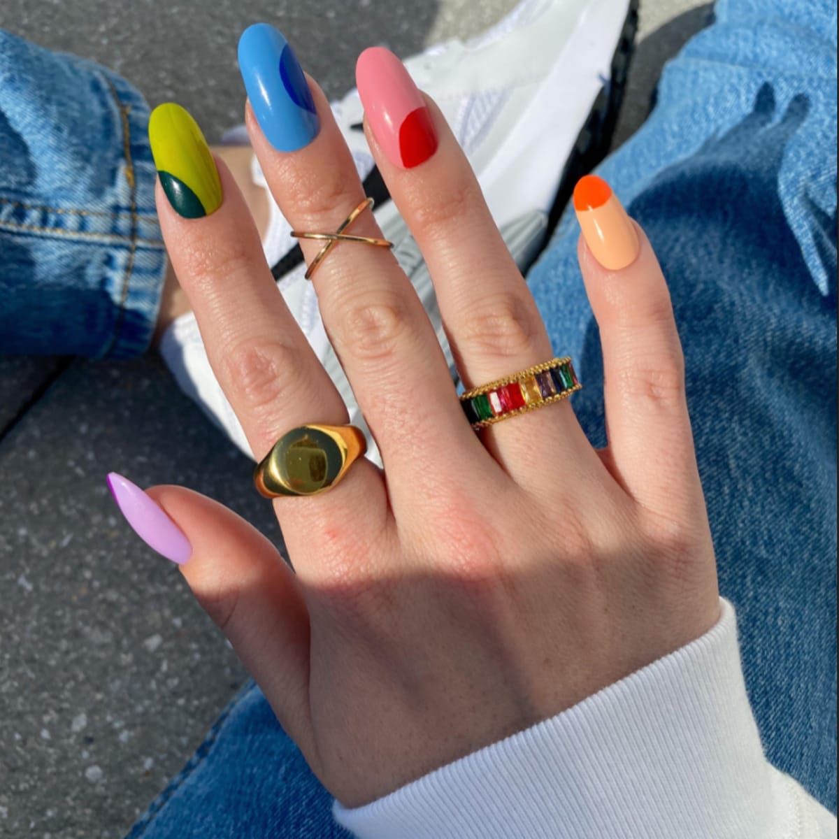 Pride Vibrant Visual Idea Pride Vibrant Visual Idea — Different Color Each Nail 2027