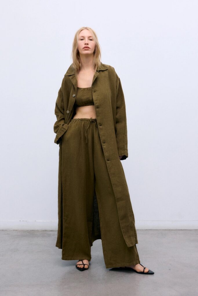 Monochromatic Linen Set: Relaxed Spring Sophistication Monochromatic Linen Set: Relaxed Spring Sophistication — Spring Outfit Trends 2027