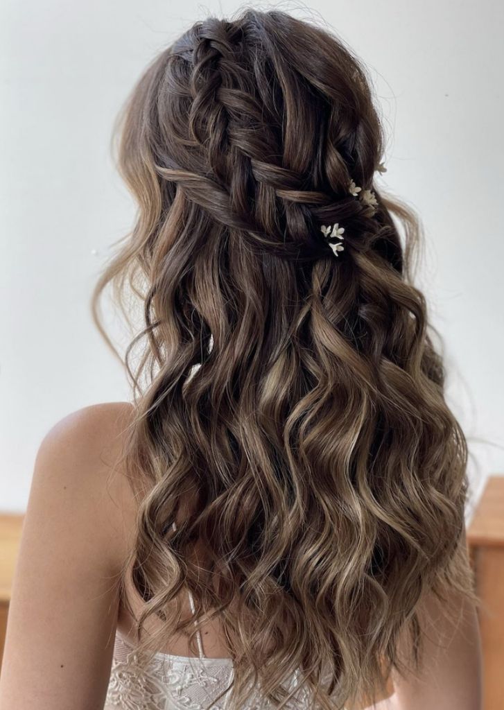 Dark Brown Base With Blonde Highlights Visual Idea Dark Brown Base With Blonde Highlights Visual Idea — Down Photoshoot Hairstyles 2027