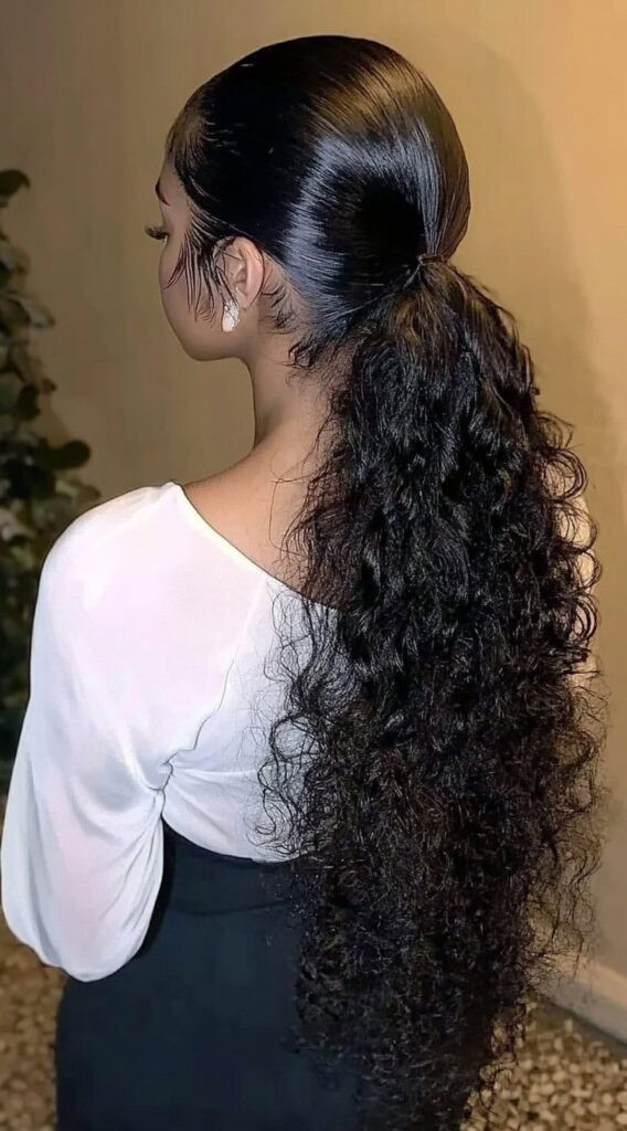 Blowout Curls With Caramel Highlights Blowout Curls With Caramel Highlights — Graduation Hairstyles Curls 2027