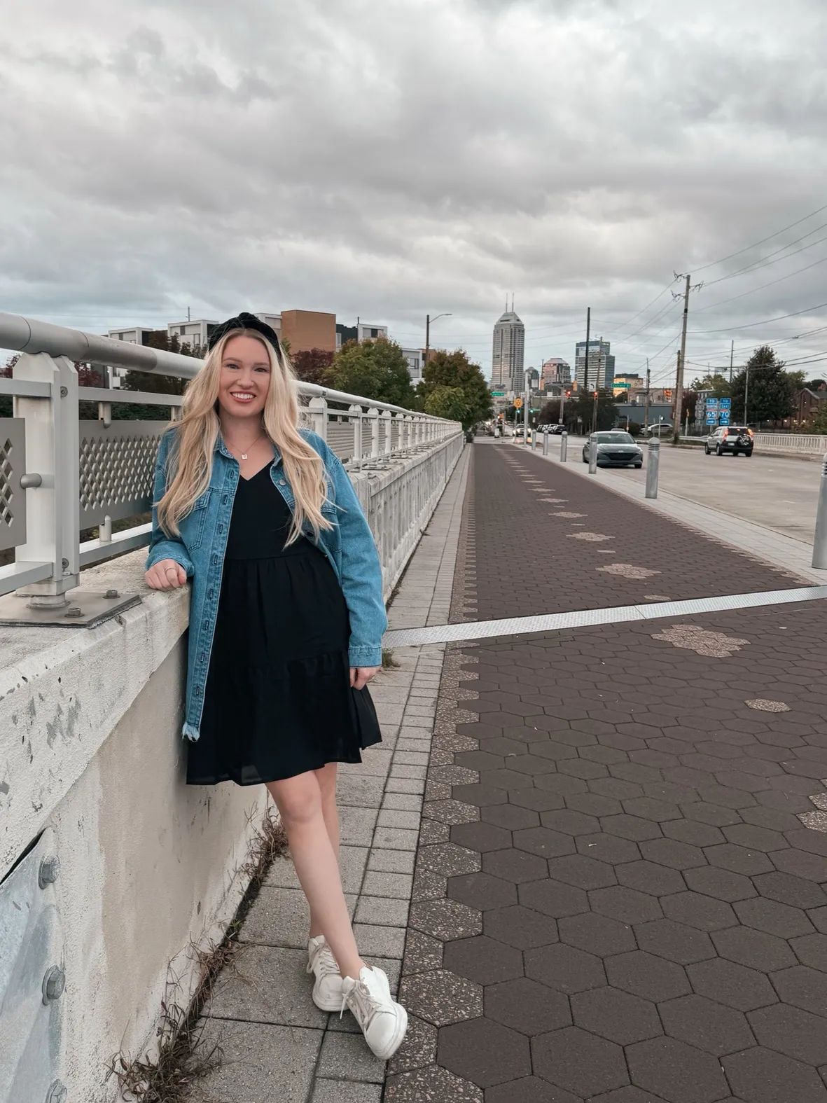 Tiered Midi Dress with Denim Jacket for Casual Cool — Pinterest Girl Outfits 2027