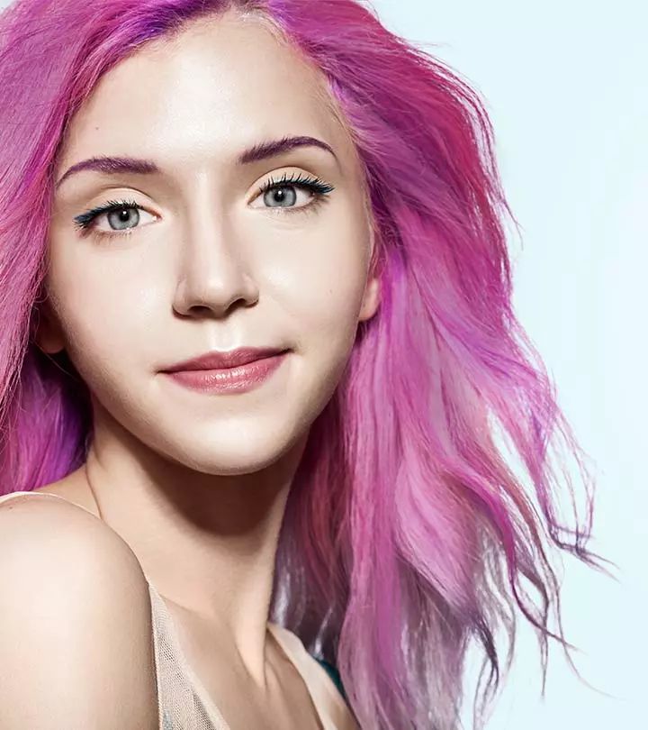 Purple Ombre On Long Layered Hair Purple Ombre On Long Layered Hair — Goth Hair Color 2027