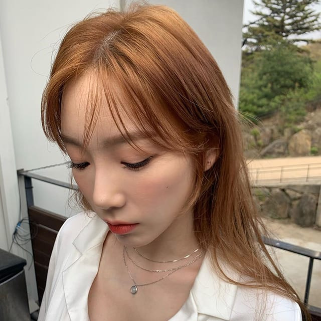 Luminous Copper Waves for Shoulder Length Hair Luminous Copper Waves for Shoulder Length Hair — Copper Hair 2027 for Asian Women