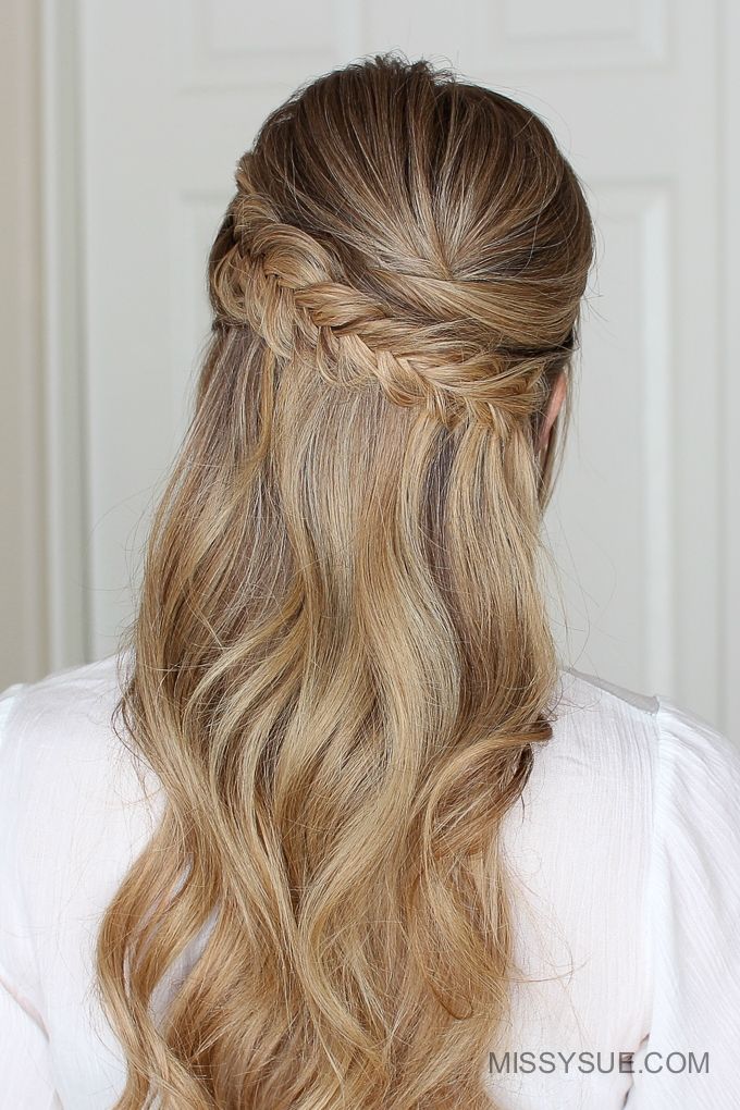 Honey Blonde Braided Headband Honey Blonde Braided Headband — Prom Hairstyles Braids 2027