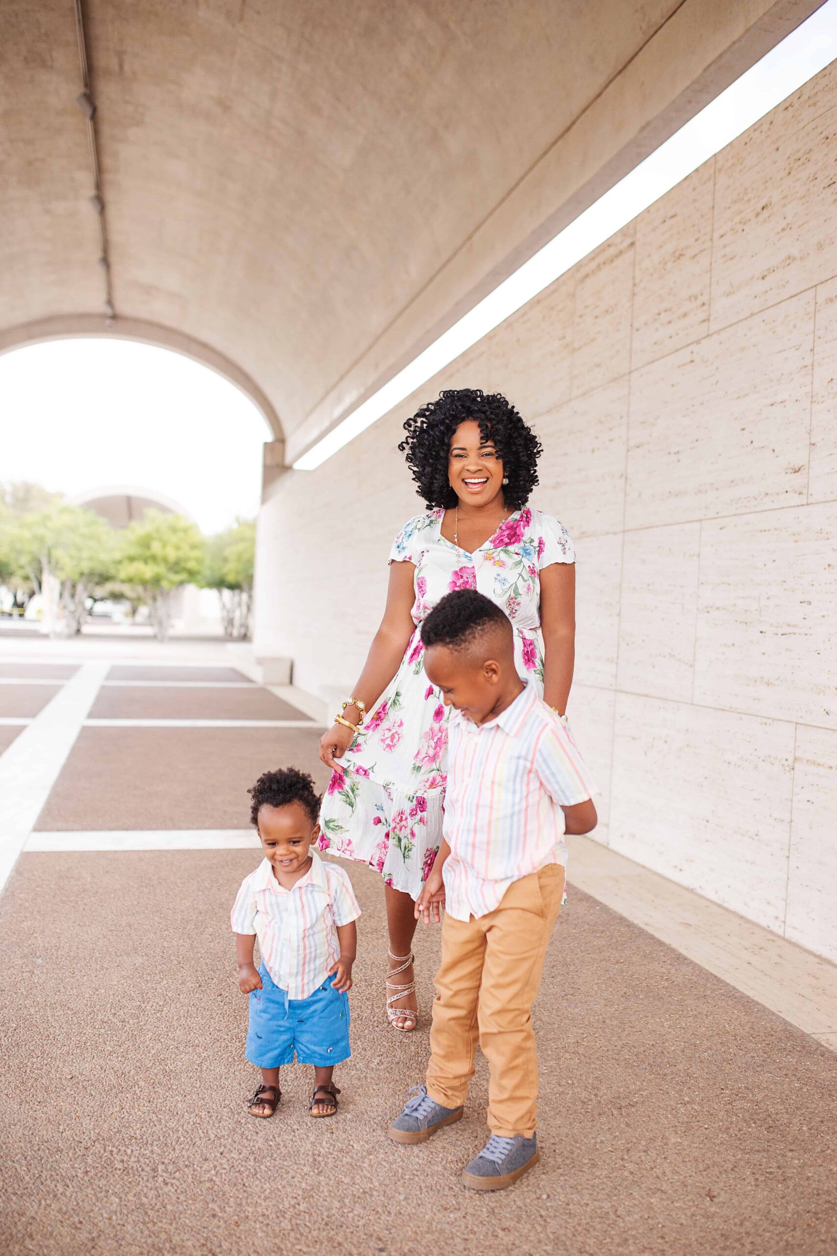 Pastel Plaid and Floral Prints for a Cheerful Spring Family Photo — Easter Family Photo Outfits 2027