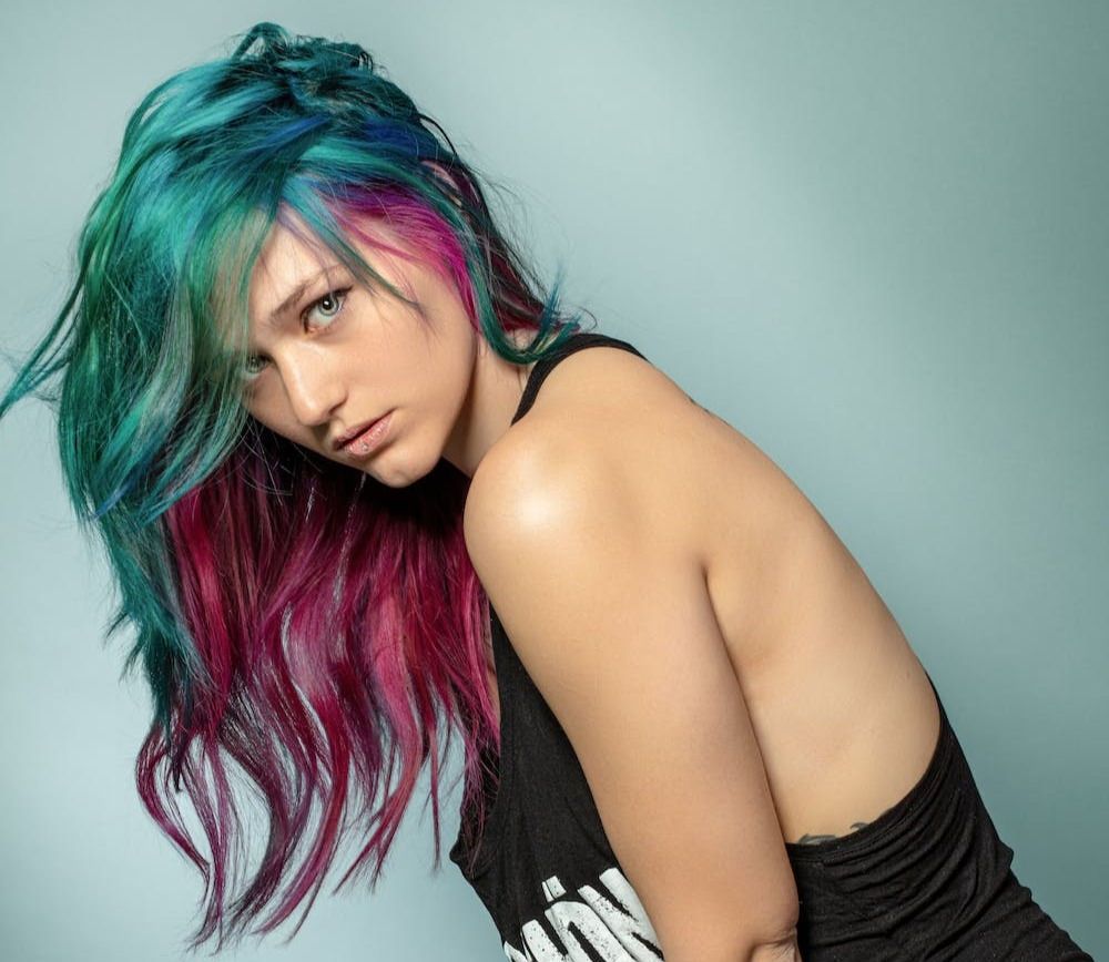 Teal Pink Purple Blue Visual Idea Teal Pink Purple Blue Visual Idea — Goth Hair Color 2027