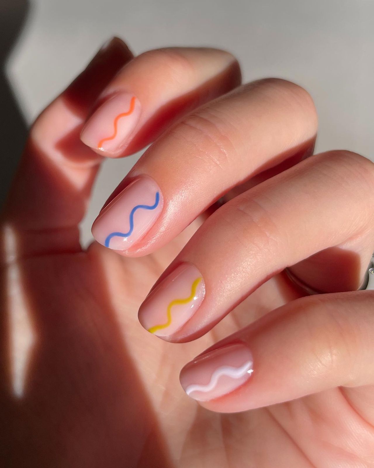 Glossy Visual Idea Glossy Visual Idea — Minimal Line Art Nails 2027
